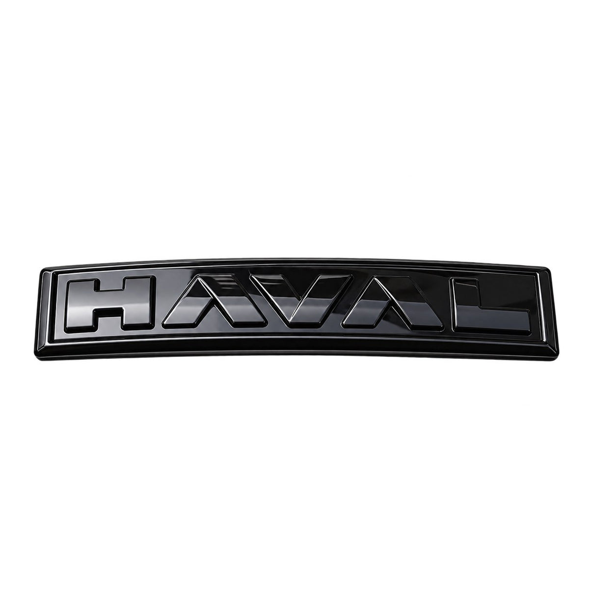 Haval H6 GT glossy black front logo emblem with regular letters