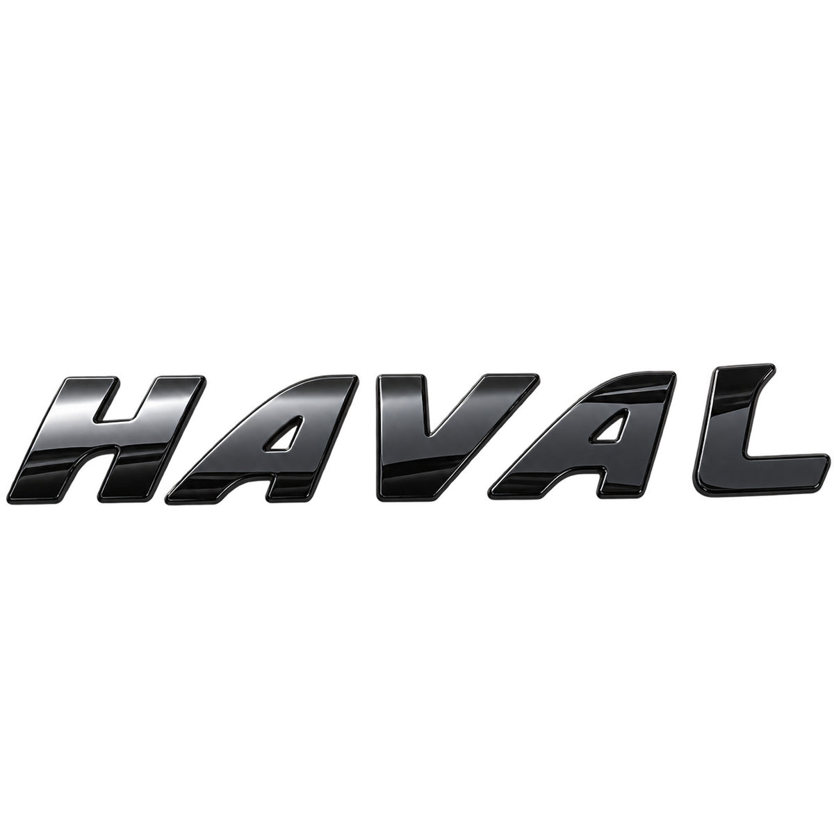 Haval H6 GT glossy black rear logo emblem with italic letters
