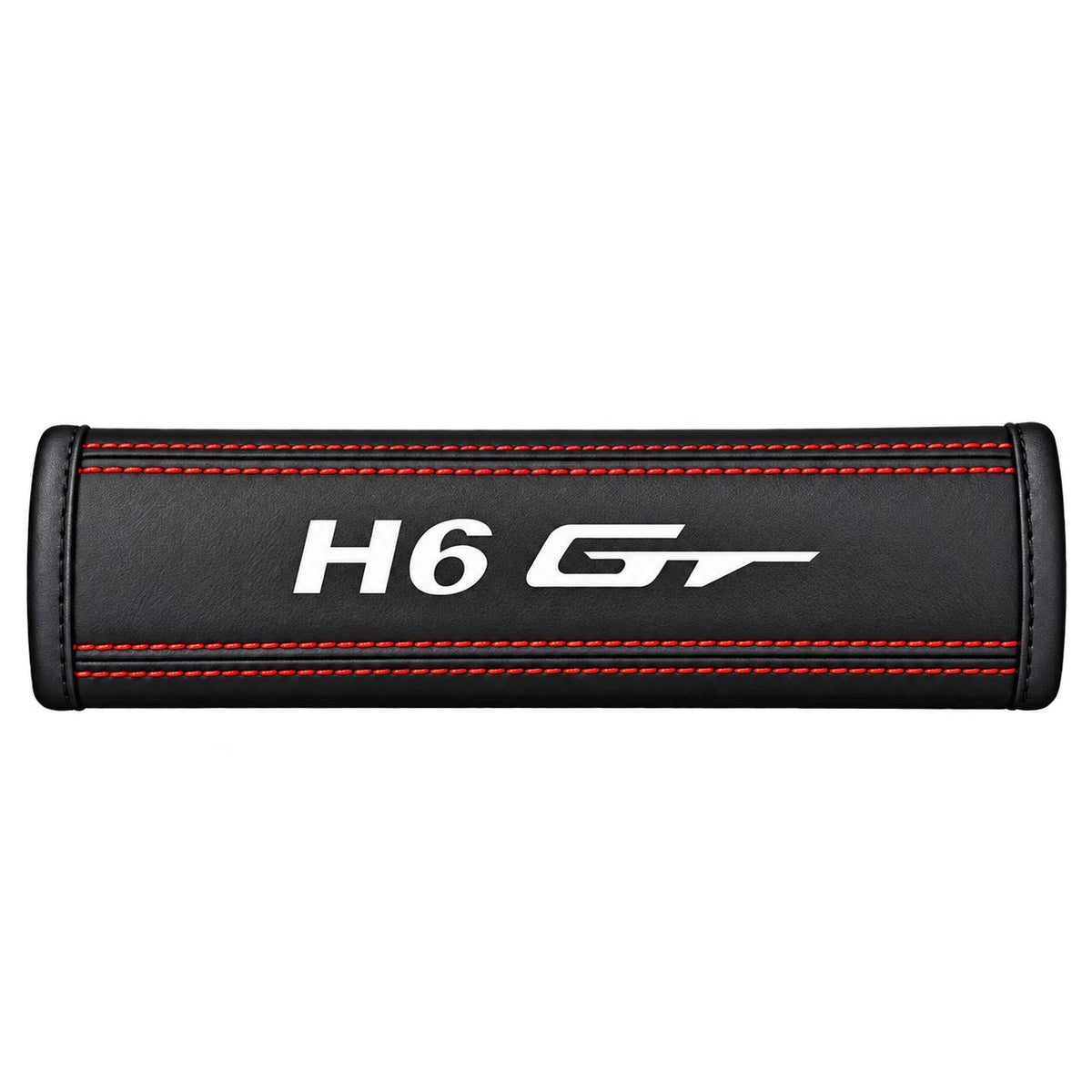 Haval H6 GT leather seat belt shoulder cover pad with red stitching