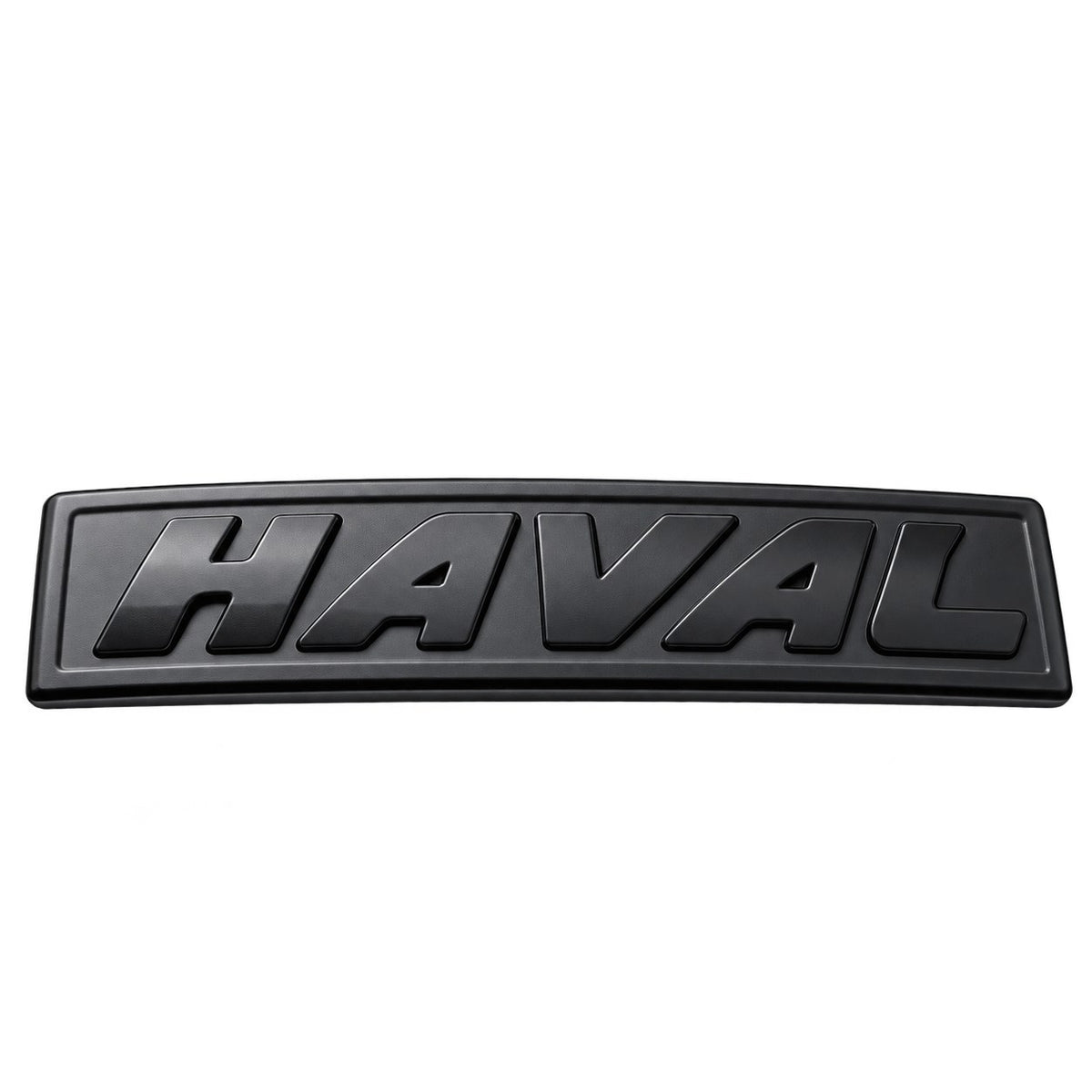 Haval H6 GT matte black front logo emblem with italic letters