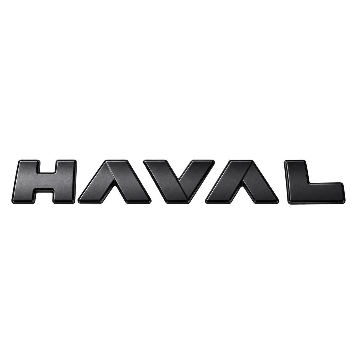Haval H6 GT matte black rear logo emblem with regular letters