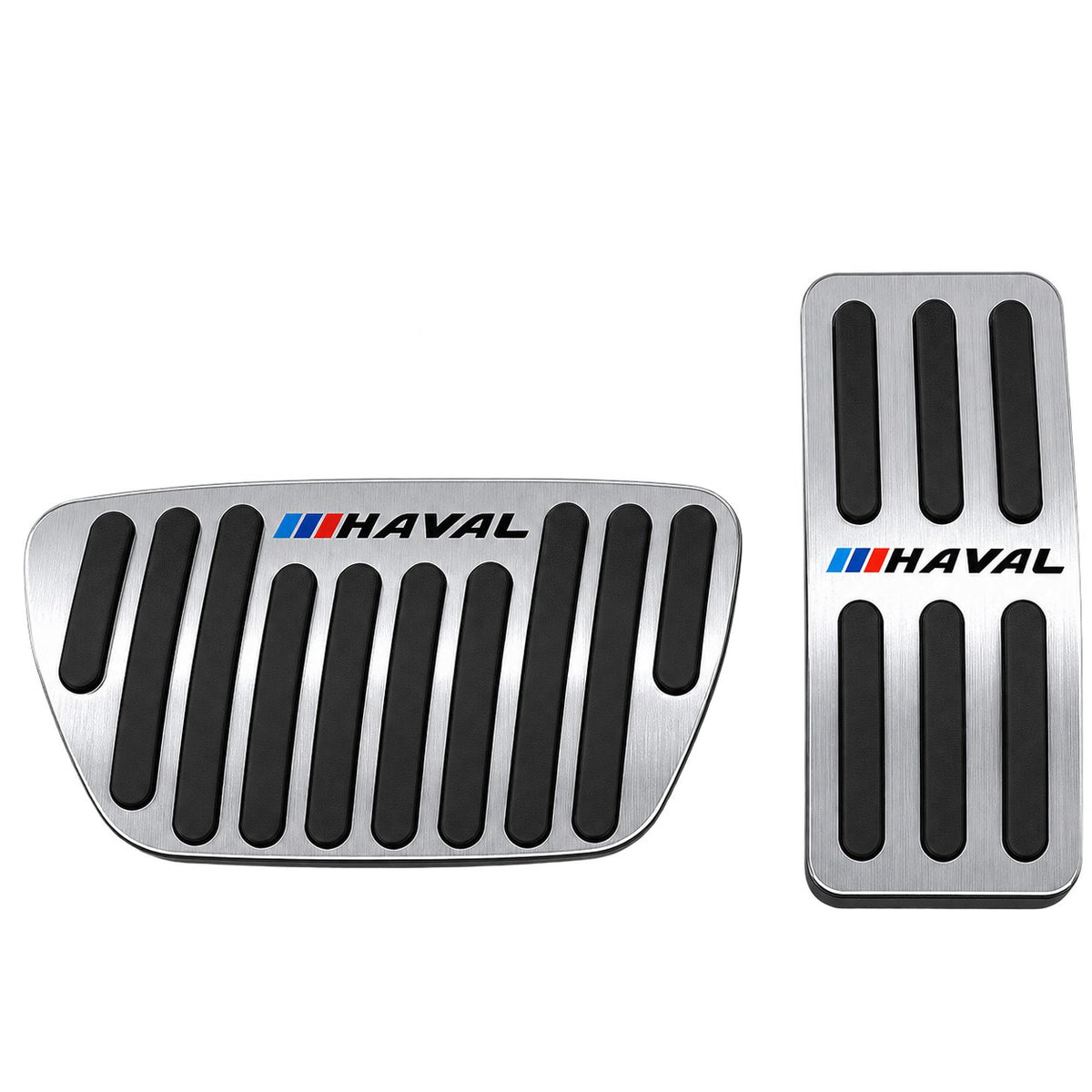 GWM Haval H6 silver aluminum accelerator and brake pedal covers