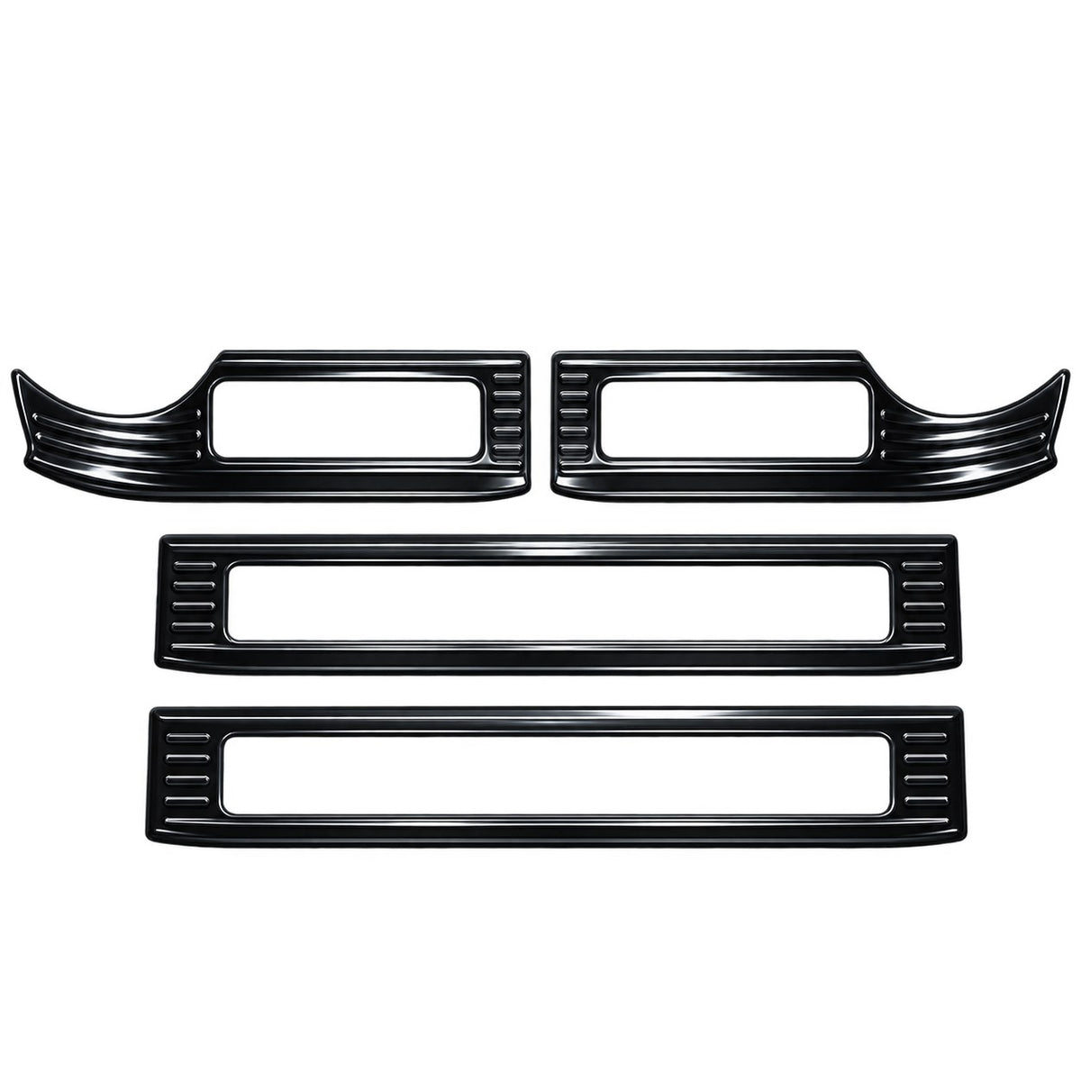 Haval H9 2024-2025 black inner door sill scuff plates