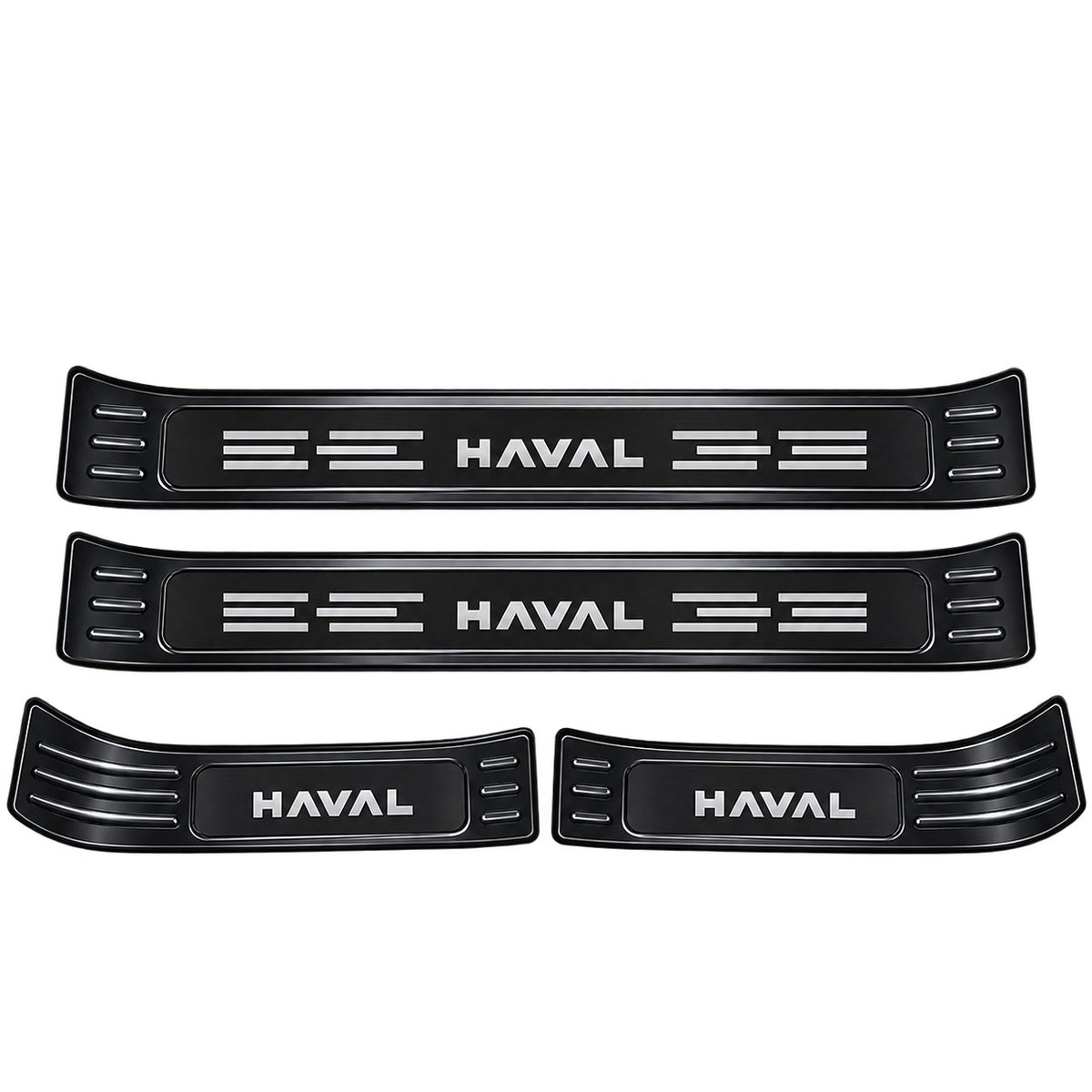 Haval H9 2024-2025 black outside door sill scuff plates