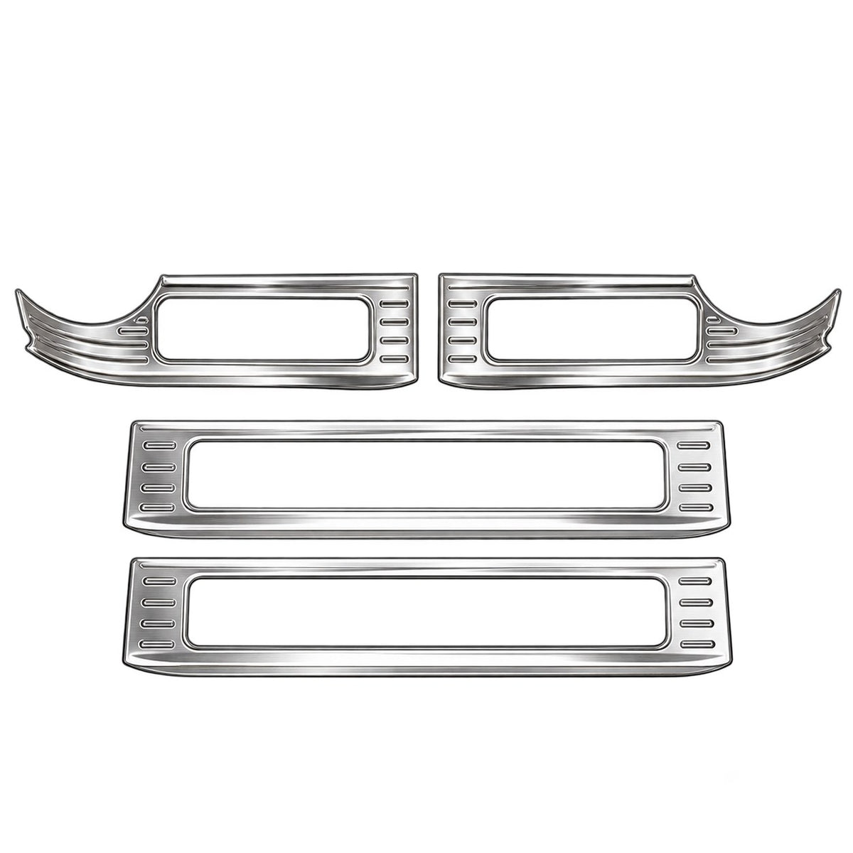 Haval H9 2024-2025 silver combination door sill scuff plates