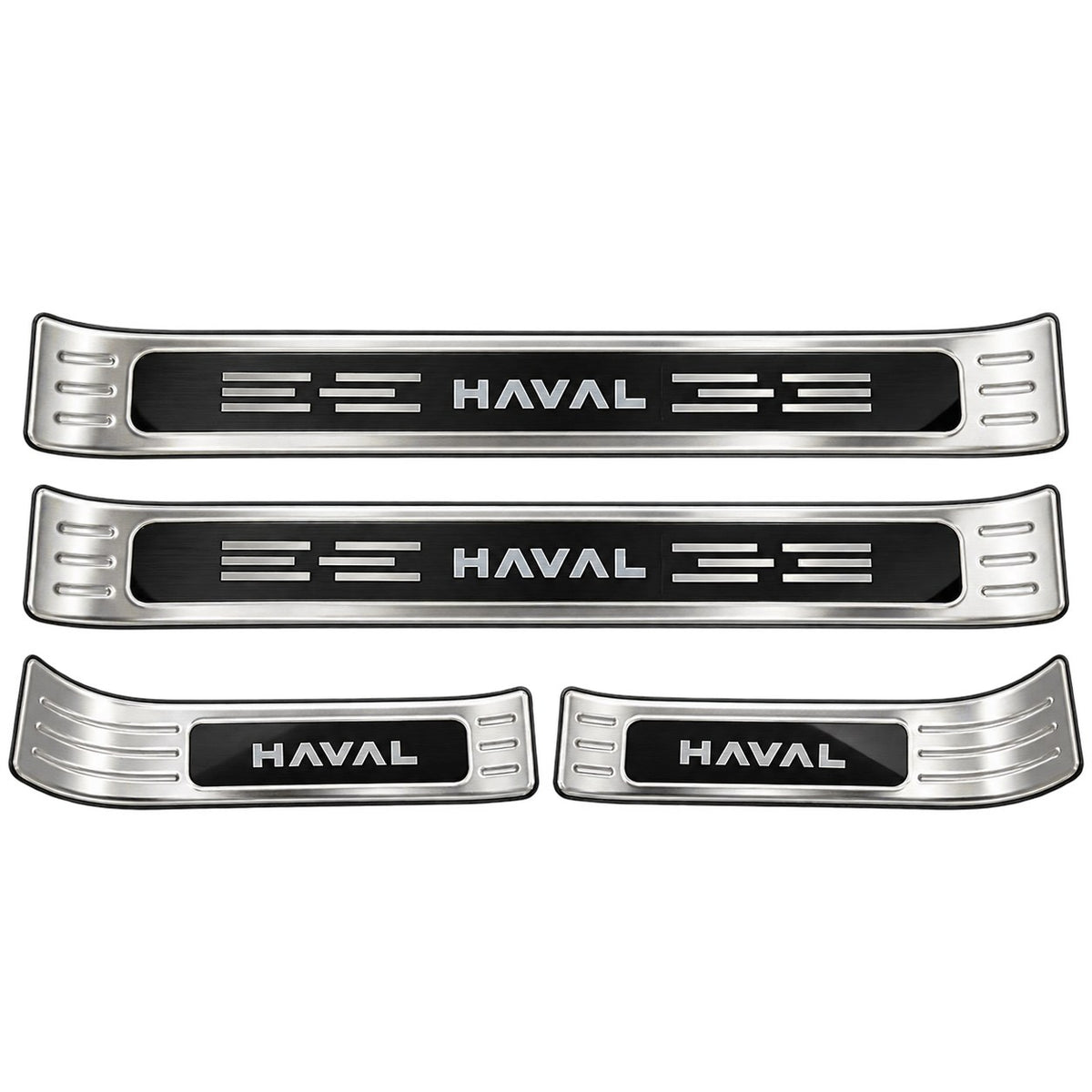 Haval H9 2024-2025 silver outside door sill scuff plates