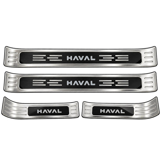 Haval H9 2024-2025 silver outside door sill scuff plates