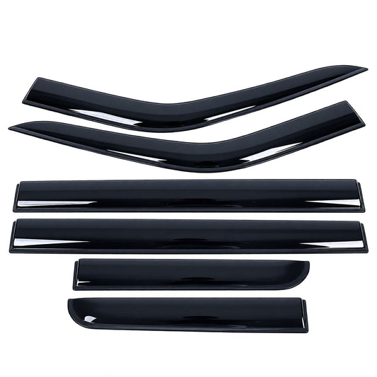 Haval H9 2024-2025 6pcs black window sunshade rain cover trim Type-1