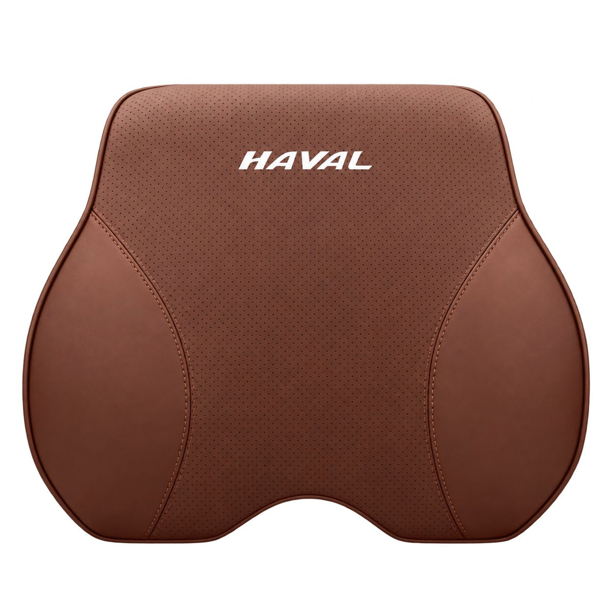 Haval H9 brown leather lumbar support cushion