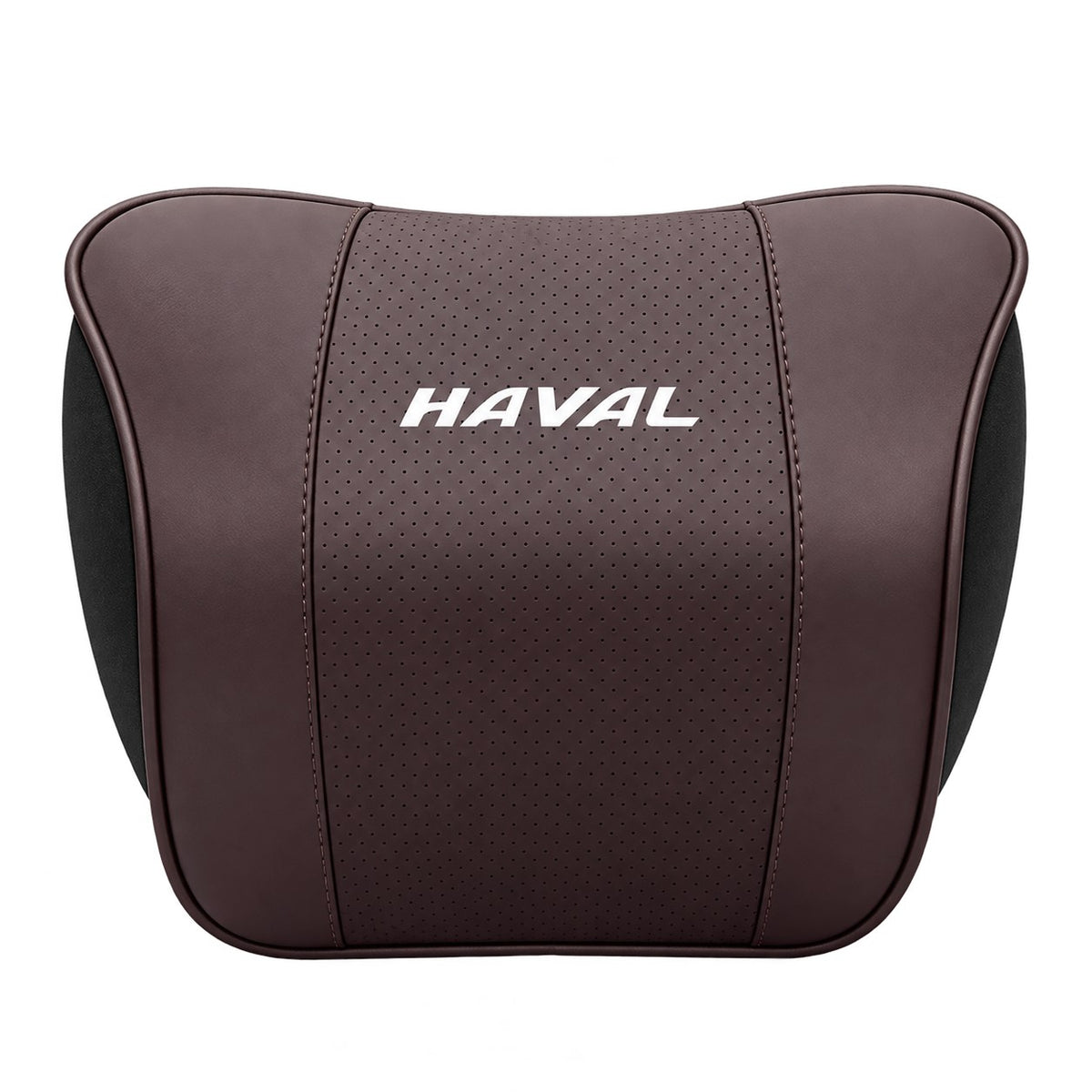 Haval H9 coffee brown leather head and neck support pillow