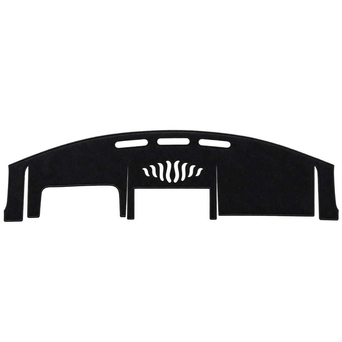 Haval H9 2024-2025 black suede velvet dashboard mat