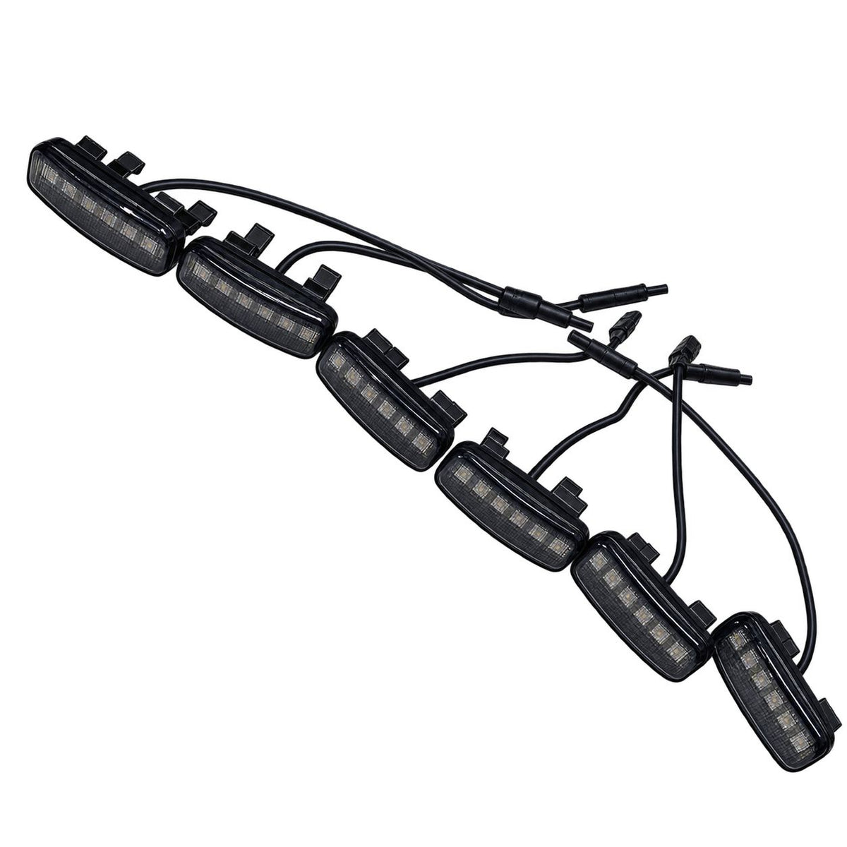 Haval H9 front grille yellow LED light set with wiring isolated