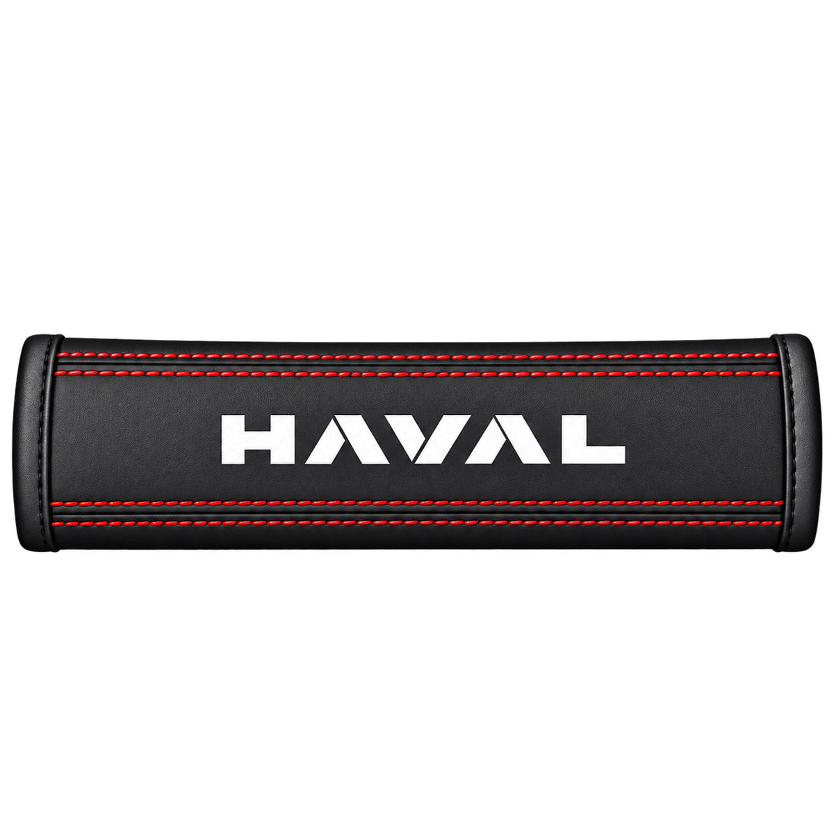 Haval leather seat belt shoulder cover pad with red stitching