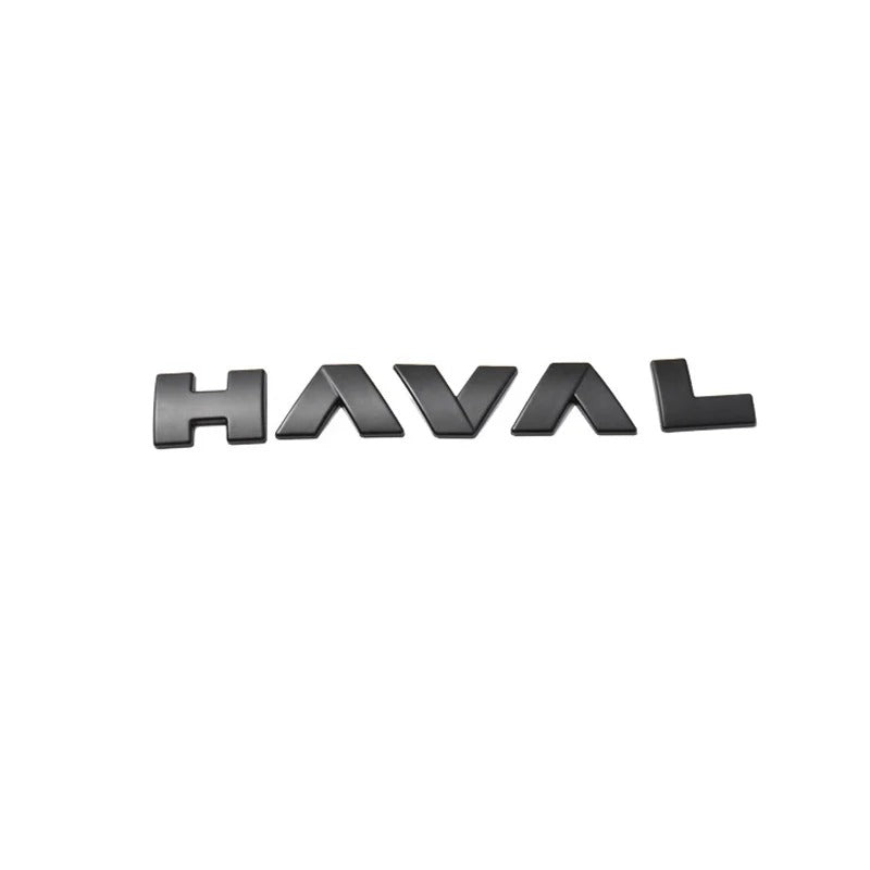 Haval matt black rear logo emblem for GWM Dargo and H6 PHEV
