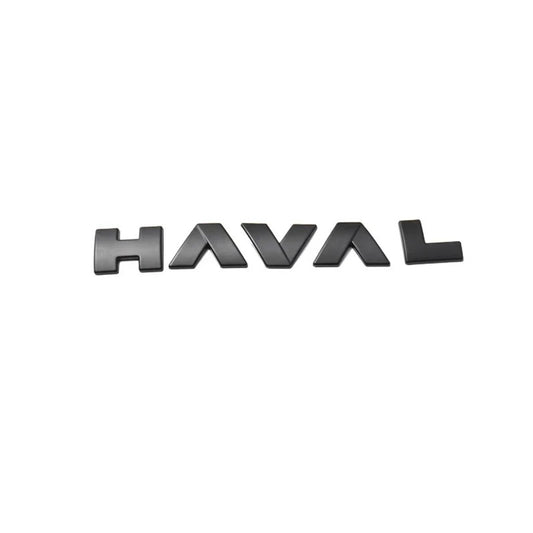 Haval matt black rear logo emblem for GWM Dargo and H6 PHEV