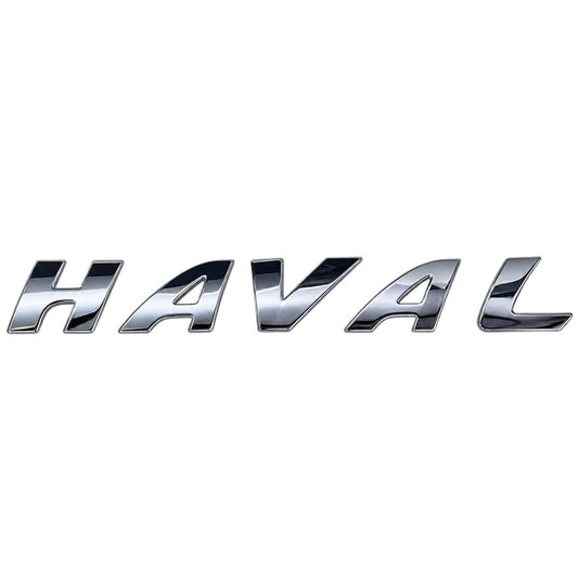 Haval rear letter logo small size chrome emblem