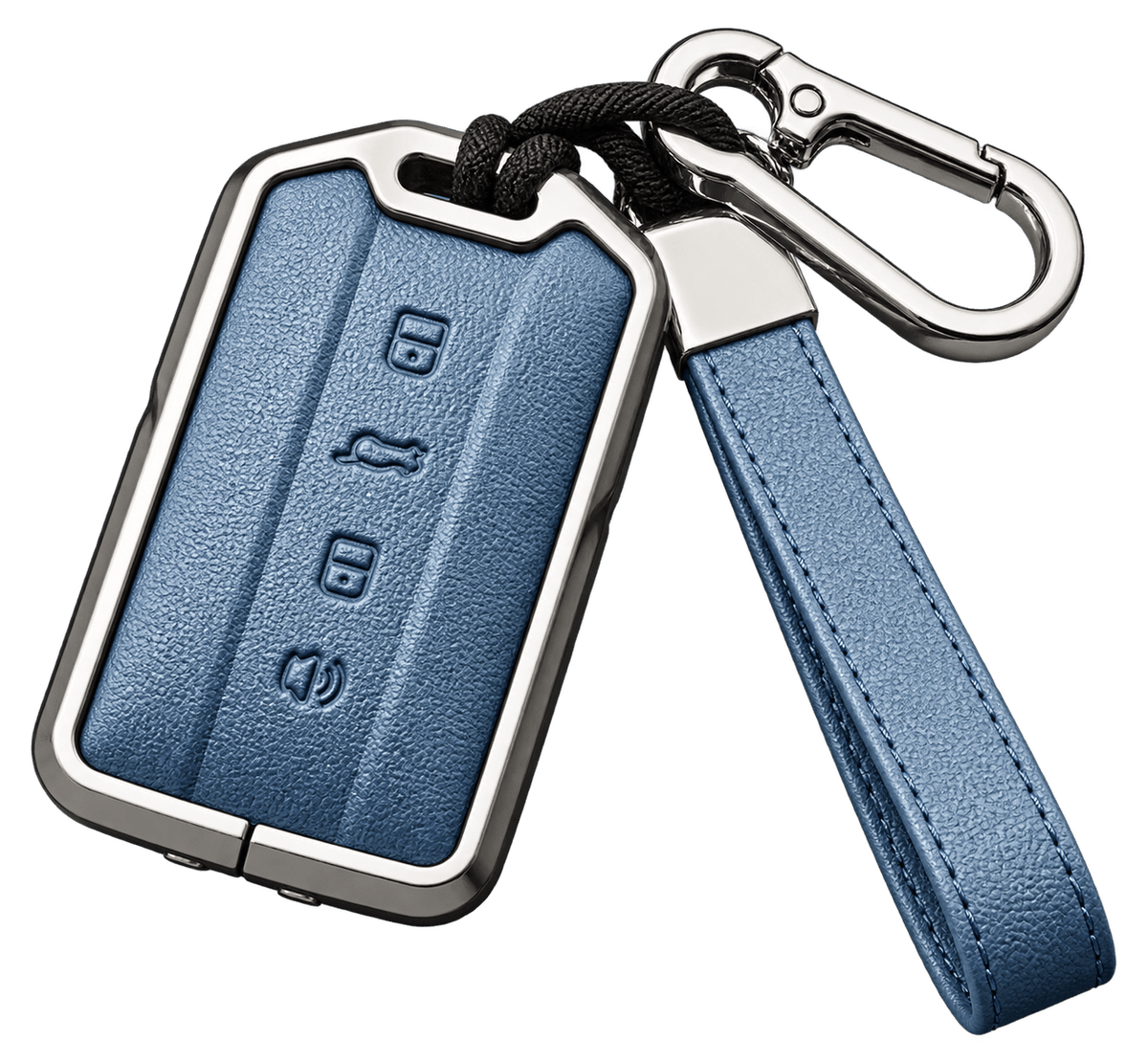GWM TANK 300 400 500 700 premium remote key fob case cover in silver blue