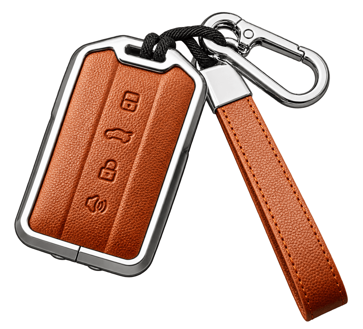 GWM TANK 300 400 500 700 premium remote key fob case cover in silver brown