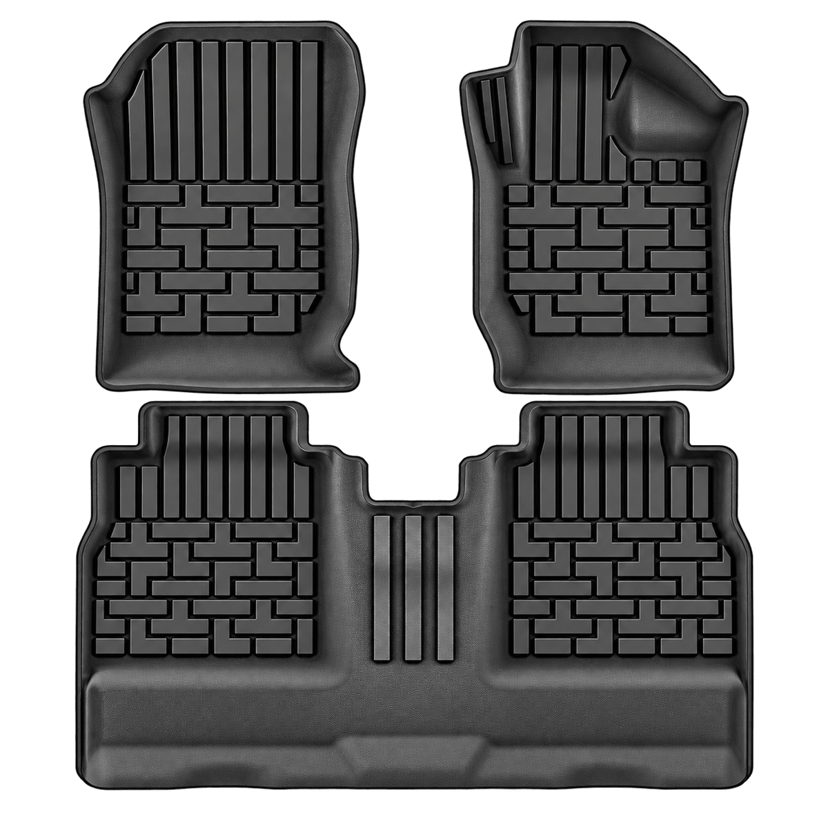 Smabee GWM Cannon Ute Great Wall Poer 2019-2024 RHD 3PC black TPE floor mats