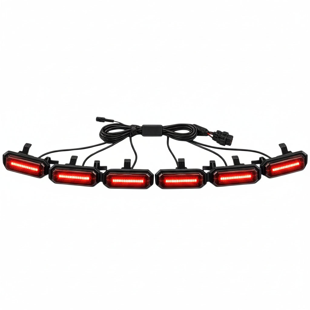 TANK 700 glowing emblem grille Red LED light strip