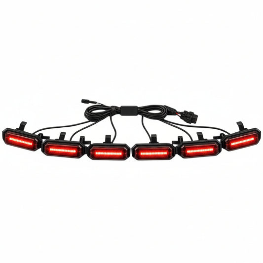 TANK 700 glowing emblem grille Red LED light strip