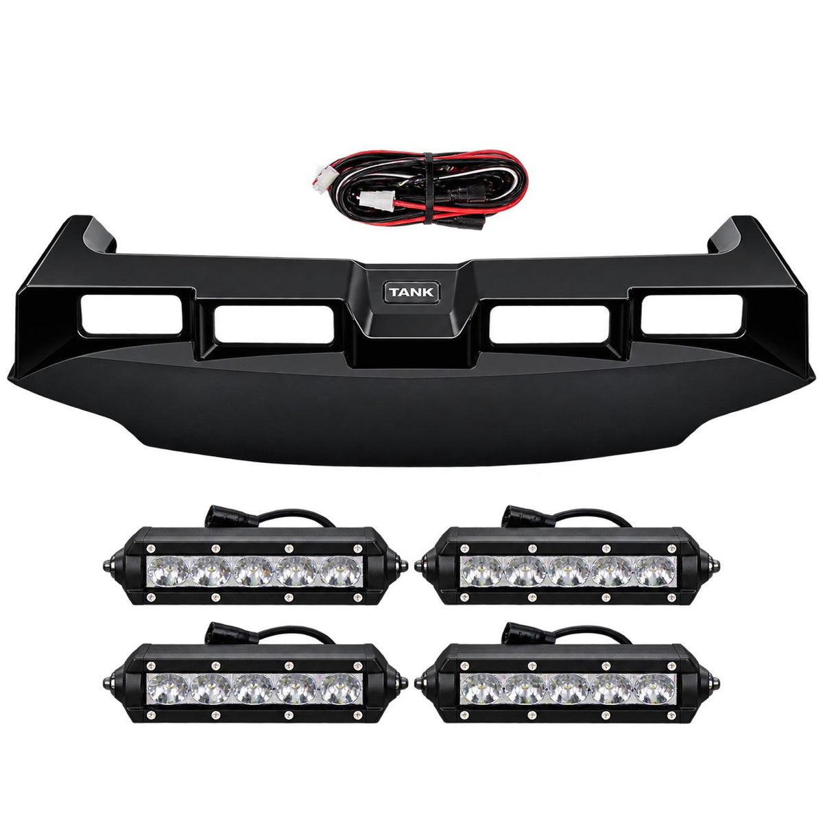 Great Wall TANK 700 roof spotlight four-eye spoiler with white LED light kit